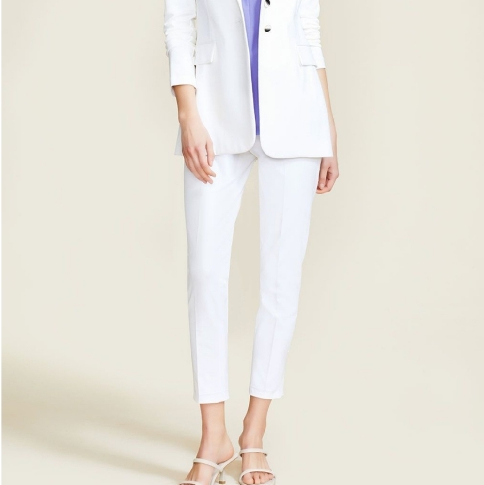 Luxury Pearl Lela Rose, stretch cotton susie pant, size 10